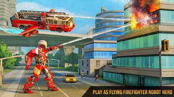 Firetruck - Robot Misi Truck syot layar 3