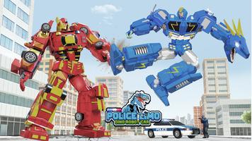 Limo Car Dino Robot Car Game تصوير الشاشة 1