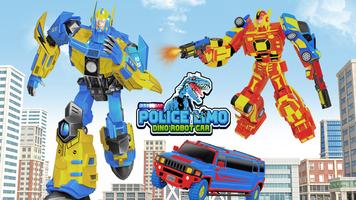 Limo Car Dino Robot Car Game تصوير الشاشة 2