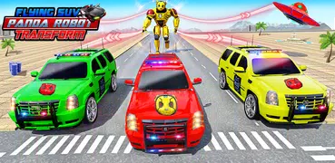 jogo carro robô panda