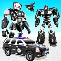 download gioco di auto robot panda APK
