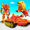 Flying Tank Transform Robot War: Lion Robot Games