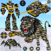 Army Tank Lion Robot Car Games