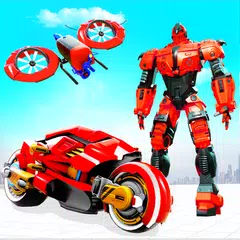Tiger-Roboter Motorrad-Spiel XAPK Herunterladen