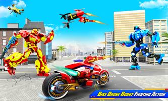 Tiger-Roboter Motorrad-Spiel Screenshot 1