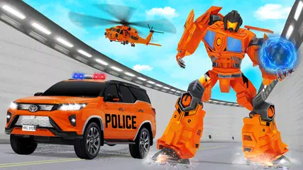 Flying Prado Car Robot Game XAPK download