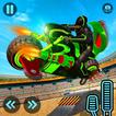 Light Bike Stunt Crash Derby Bike Racing Games