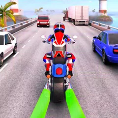 Light Bike Racer Highway Rider Traffic Racing Game