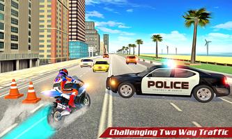 Light Bike Racer Highway Rider Traffic Racing Game screenshot 2