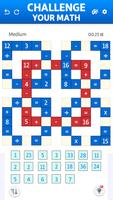 Math Puzzle Game: Crossmath Cartaz