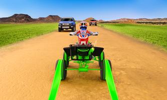 پوستر Light ATV Quad Bike Racing Games Offroad ATV Rider