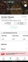 Taj Indian Takeaway syot layar 2