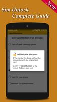 Sim Unlock Complete Guide capture d'écran 1