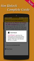 Sim Unlock Complete Guide capture d'écran 3