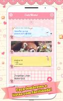 Cute Memo: Notas da Nuvem Cartaz