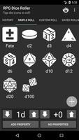 RPG Dice Roller Affiche