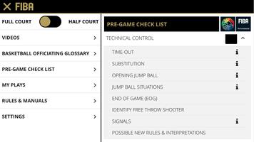 FIBA iRef Pre-Game capture d'écran 2