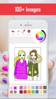 Fashion & Beauty Coloring Book скриншот 2