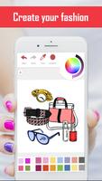 Fashion & Beauty Coloring Book скриншот 3