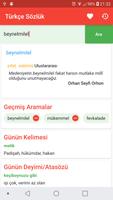 Türkçe Sözlük captura de pantalla 1