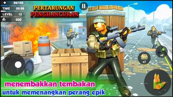 pertempuran kreatif:penembakan grati game menembak poster