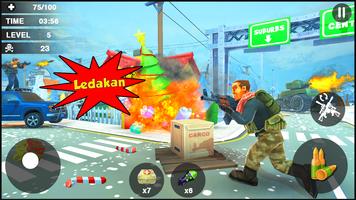 pertempuran kreatif:penembakan grati game menembak screenshot 1