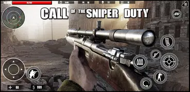 WW2 Sniper Gun War Games Duty