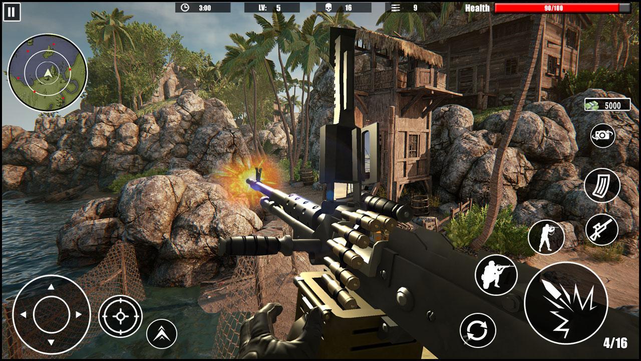Армейские Игры: Пулеметные Игры- Военные Игры Для Андроид.