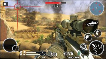 स्नाइपर वाला गेम युद्ध शूटिंग स्क्रीनशॉट 1