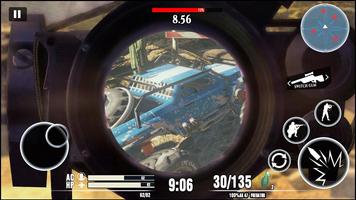 स्नाइपर वाला गेम युद्ध शूटिंग स्क्रीनशॉट 2