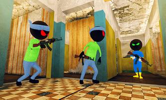 StickMan Army Counter Terrorist FPS Shooting Game ảnh chụp màn hình 1