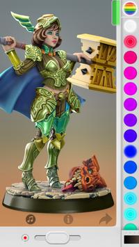 ColorMinis 3D Art Coloring & Painting Design Game 截图 4