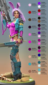 ColorMinis 3D Art Coloring & Painting Design Game 截图 5