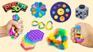 Fidget Pop Toys 3D: Antistress Affiche