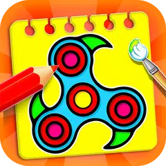 Fidget Spinner Coloring Book APK download