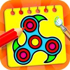 Fidget Spinner Coloring Book 图标