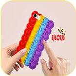Pop It Mobile Phone Case: Fidget Toy Game 3D