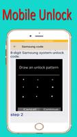 mobile  unlock code chart Ekran Görüntüsü 1