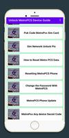 Unlock MetroPCS Device Guide capture d'écran 2