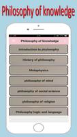 Philosophy of knowledge Affiche