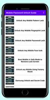 Mobile Password Unlock Guide Plakat