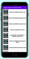 Mobile Password Unlock Guide ポスター