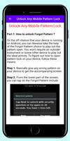 Mobile Password Unlock Guide Screenshot 1