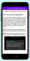 Mobile Password Unlock Guide screenshot 1