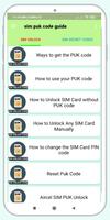 Sim Puk Code guide Affiche