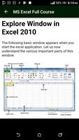 Learn MS Excel (Basic & Advanc captura de pantalla 1