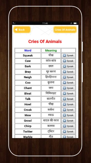 Common Words English To Hindi For Android - Apk Download