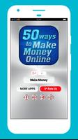 50 ways to Make Money Online - Work From Home poster