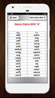 Telugu Baby Names capture d'écran 1
