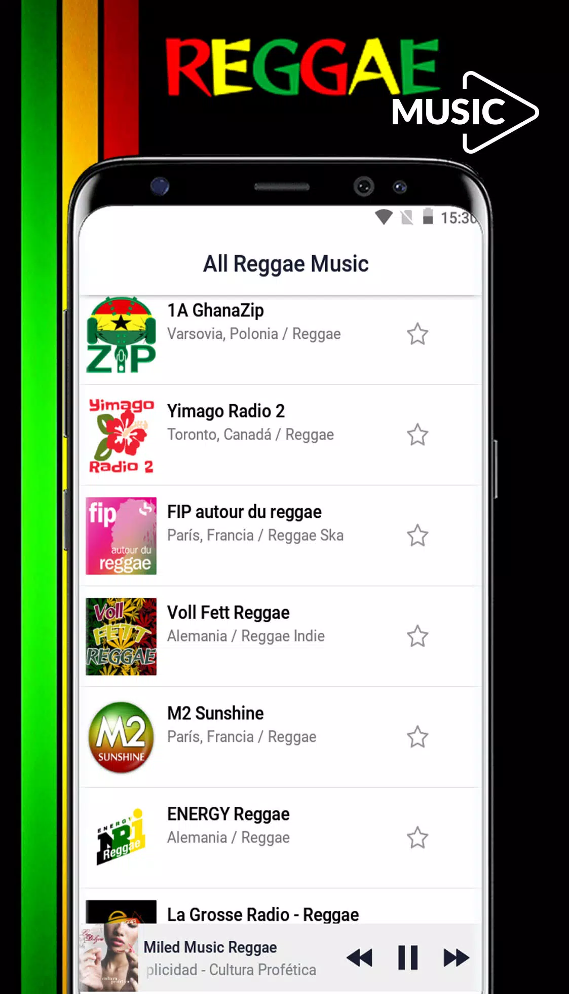 All Reggae Music APK pour Android Télécharger